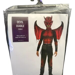 Devil Diable Kids Costume - Red